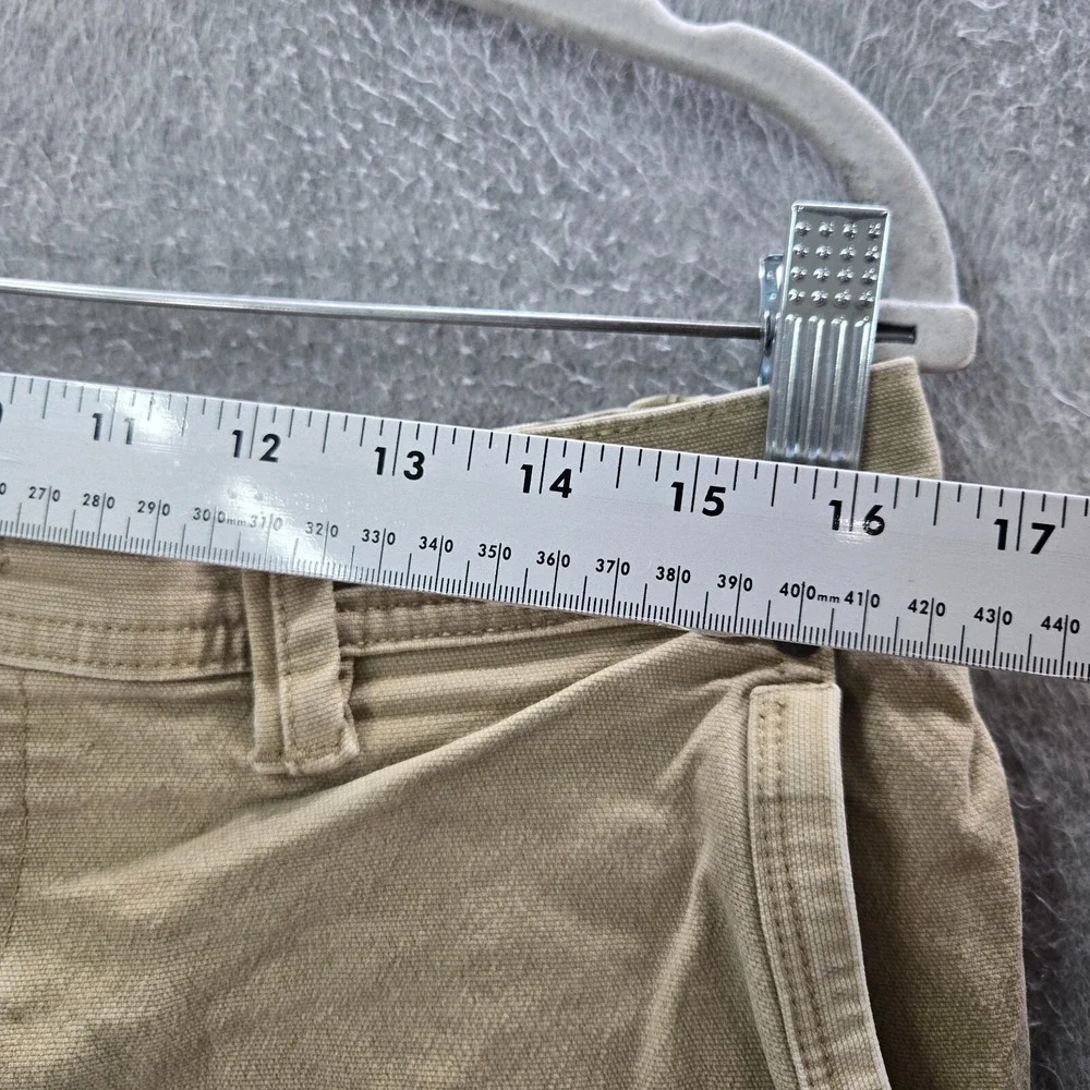Eddie Bauer Men Pants 32x30 Beige Chino Canvas Stretch Outdoor Hiking‎ Relaxed